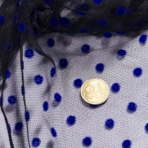Евро-сетка в горох мягкий, ширина 1.5м.