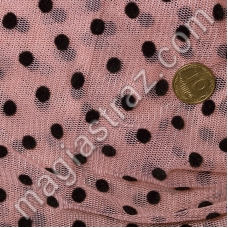 Евро-сетка в горох мягкий, ширина 1.5м.