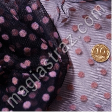 Евро-сетка в горох мягкий, ширина 1.5м.