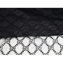 Мягкая стрейч сетка с флоковым рисунком, ширина 1,5м (Корея)